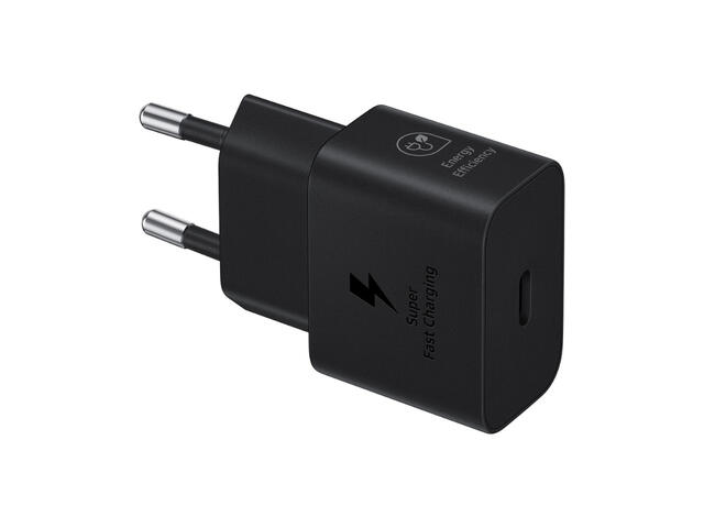 Chargeur Usb-C Secteur avec Câble Noir Samsung 25W