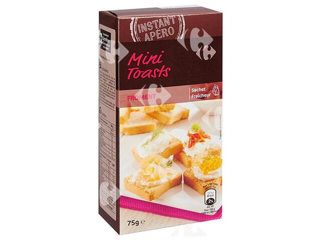 Mini Toasts Froment Carrefour 75g