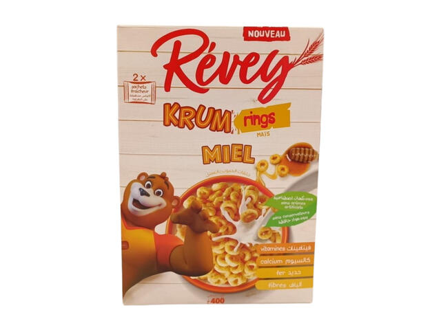 Céréales Krum Rings Revey 400g