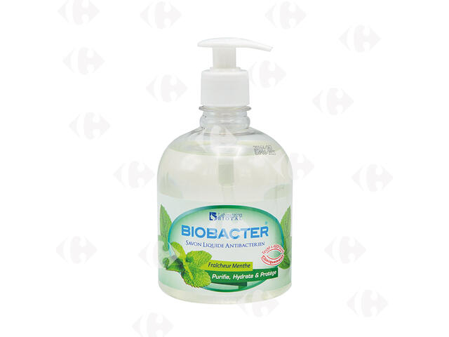 Savon Liquide Antibactérien à la Menthe Biobacter 500ml