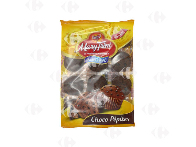 Madeleines aux Pépites de Chocolat Mary Trini 300g