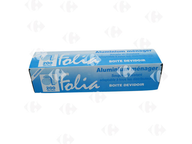 Rouleau Aluminium Folia 200m