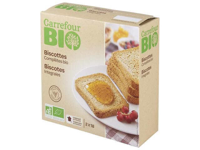 Biscottes Complètes Carrefour Bio 300g