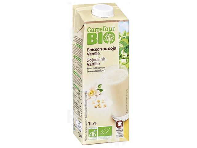Boisson Végétale au Soja Vanille Carrefour Bio 1L