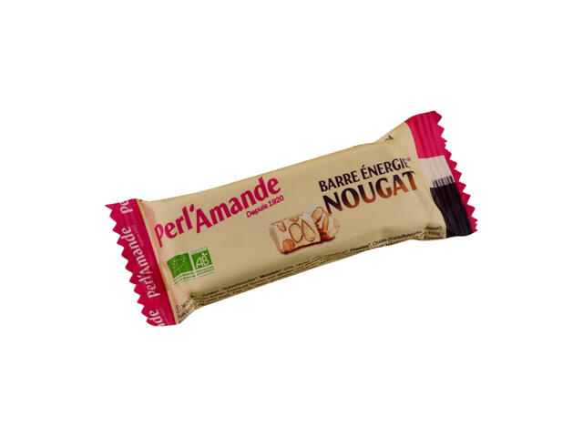 Barre Nougat Blanc Bio Perl'amande 20g.