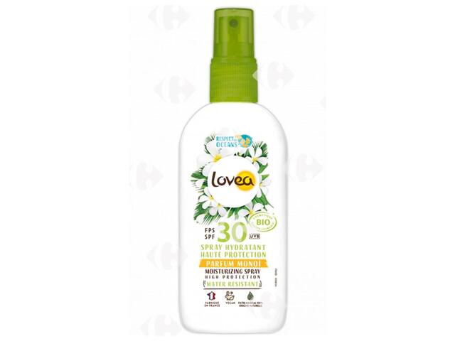 Spray Hydratant Haute Protection SPF 30 Lovea Bio 100ml.