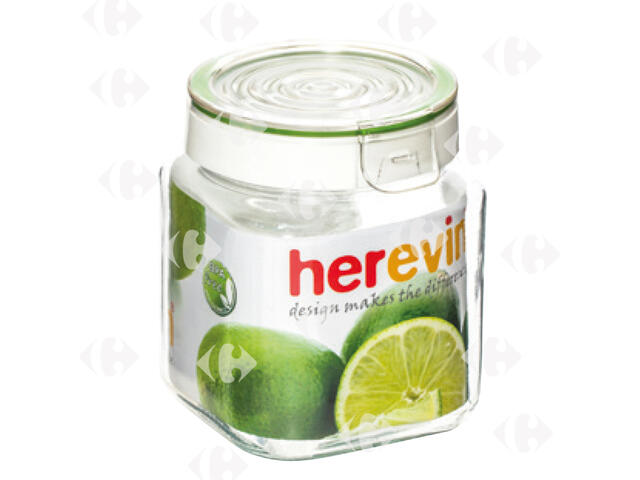 Bocal en Verre avec Couvercle Lemon 1L