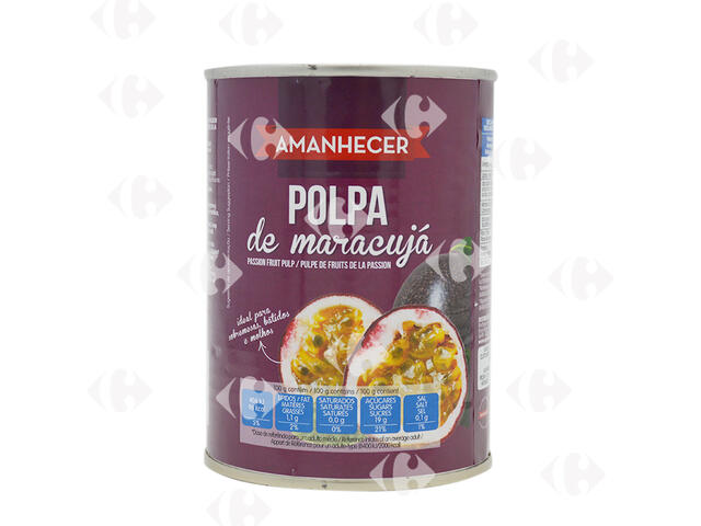 Conserve Pulpe de Fruit de Passion Amanhecer 565g