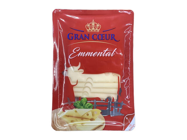 Fromage Emmental Tranches Gran Coeur 135g