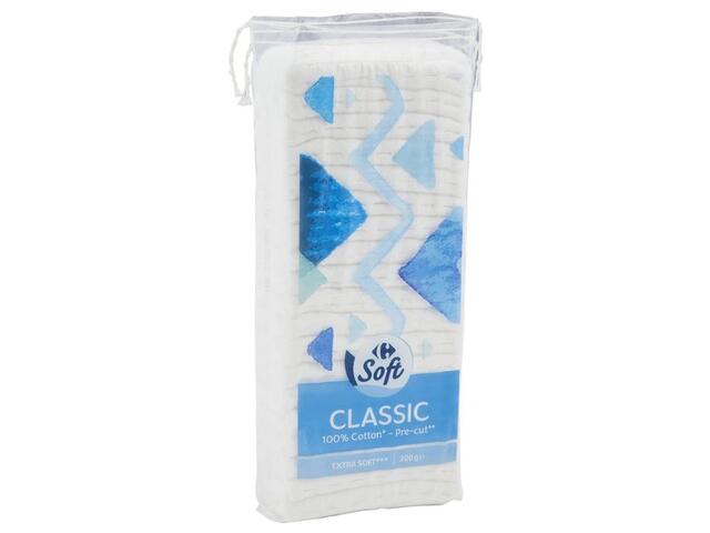 Coton Hydrophile Pré-Découpé Carrefour Soft 200g