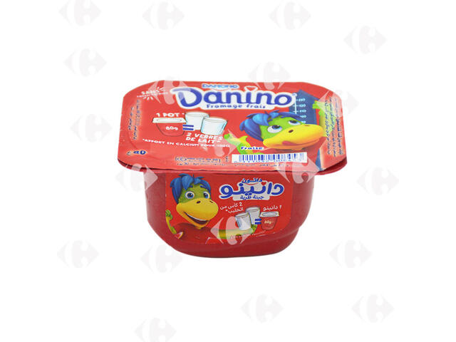 Fromage Frais Fraise Danino Danone 80g