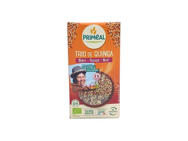 Paquet Trio de Quinoa Priméal 500g.