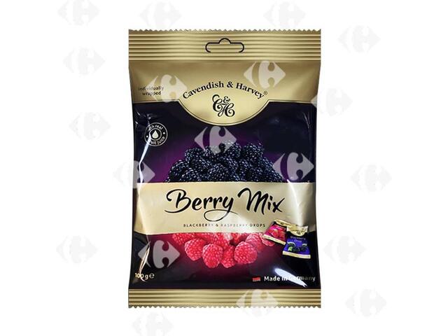 Bonbons aux Fruits Rouges Cavendish & Harvey 100g.