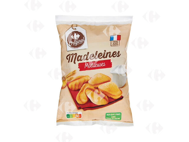 Madeleines Coquilles aux Oeufs Frais Carrefour 250g