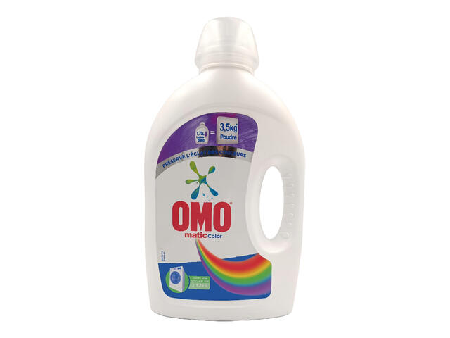 Détergent Lessive Liquide Couleur OMO Matic 1,75L