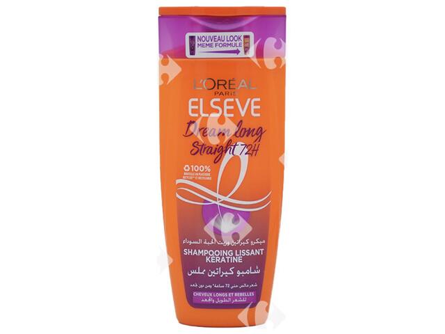 Shampooing Dream Long Straight 72h Lissant Kératine Elsève 200ml
