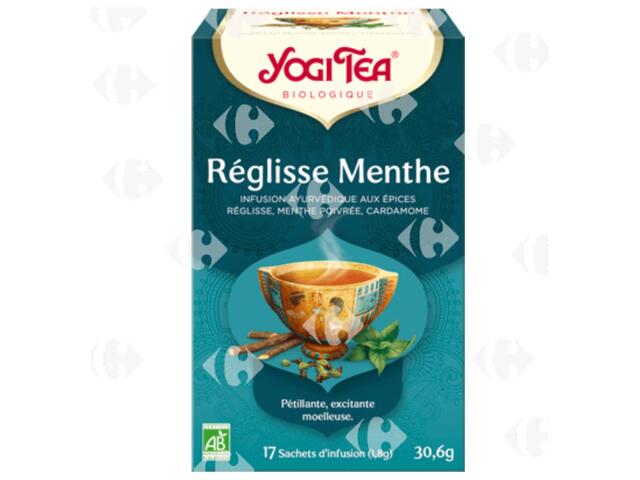 Infusion Réglisse Menthe Yogi Tea 17 sachets