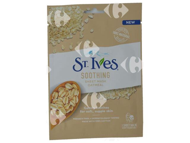 Masque Tissu Soothing Oatmeal St Ives.