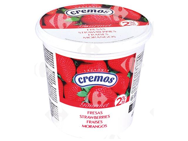 Yaourt Brassé Fraise Cremos Flor De Burgos 650g