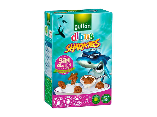 Céréales Dibus Sharkies Sans Gluten Gullon 250g