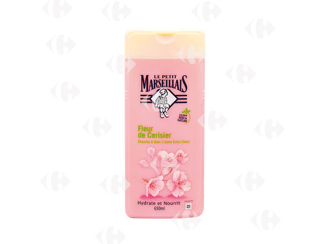 Crème de Douche à la Fleur de Cerisier Le Petit Marseillais 650ml