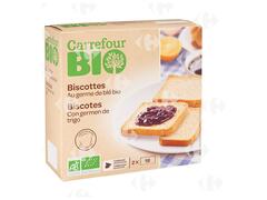Biscottes au Germe de Blé Carrefour Bio 300g