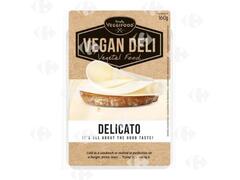 Fromage Mozzarella Vegan en Tranches Delicato Vegan-Deli 160g.