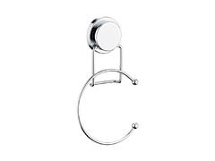 Magic Fix Porte-Serviettes Rond Chrome.