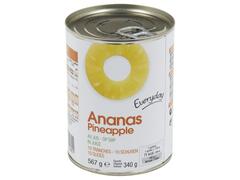 Ananas Tranches au Jus Everyday 567g