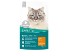 Croquettes pour Chat Senior au Poulet Carrefour Companino 1,5kg