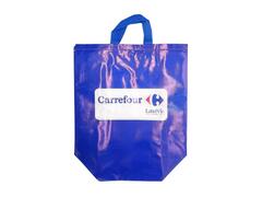 Sac Shopping Pliable Bleu 35x40cm
