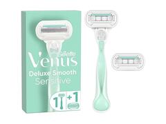 Rasoir Système Deluxe Smooth Sensitive Venus 5 lames + 1 Rasoir + 1 Recharge