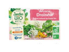 Infusion Bio Draineur Saveur Fraise Bio Jardin Bio 30g