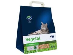 Litière Végétale pour Chat Carrefour 4,2Kg
