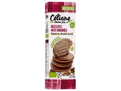 Biscuit Graines Choco Lait sans Gluten Celiane 150g.