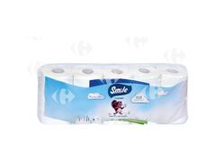 Papier Hygiénique 4 Plis Premium Smile 10 rouleaux