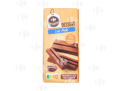 Tablette Chocolat Dessert Lait Carrefour 200g