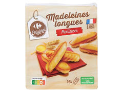 Madeleines Longues aux Œufs Carrefour 440g