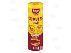 Chips Tuiles Curvies BBQ Sans Gluten Schär 170g.