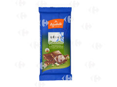 Tablette de Chocolat au Lait aux Noisettes Délice Aiguebelle 90g