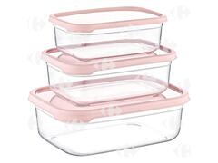 Set de 3 Boîtes Alimentaires 0,35/0,65/1,2L