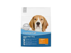 Croquettes Pour Chien Adulte Medium et Maxi au Poulet Carrefour 10kg