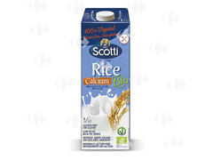 Boisson de Riz avec Calcium Bio sans Gluten Scotti 1L.