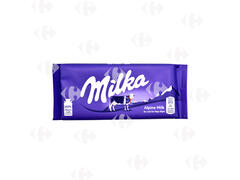 Tablette de Chocolat au Lait Alpine Milka 100g.