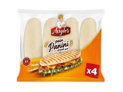 Pain Panini Assylor 4 pièces 350g