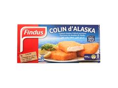 Filets de Colin Panés Findus 408g 8 unités