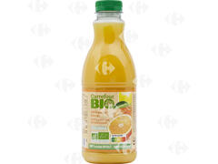 Jus d'Orange Bio 100% Pur Jus Carrefour Bio 90cl.