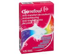 Lingettes Anti Transfert de Couleur Carrefour 24 feuilles