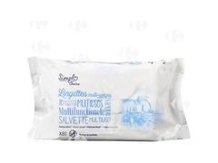Lingettes Multi-Usages Carrefour Blanc 80 feuilles