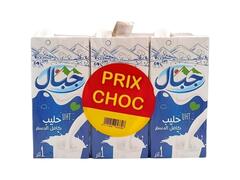 Pack Lait UHT Entier Jibal 1L 6 unités